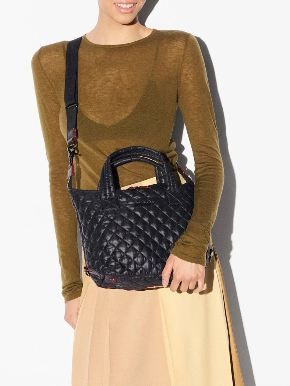 MZ Wallace Small Sutton Deluxe Tote Black